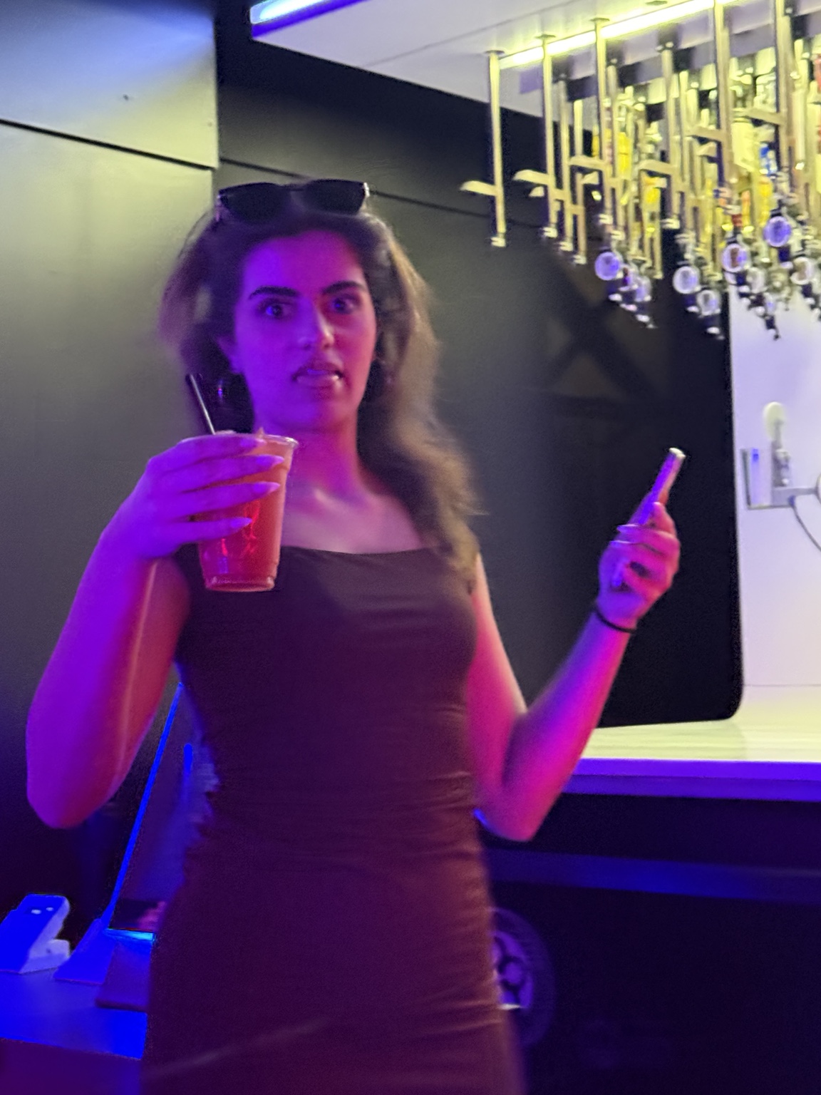 Tatiana at a club